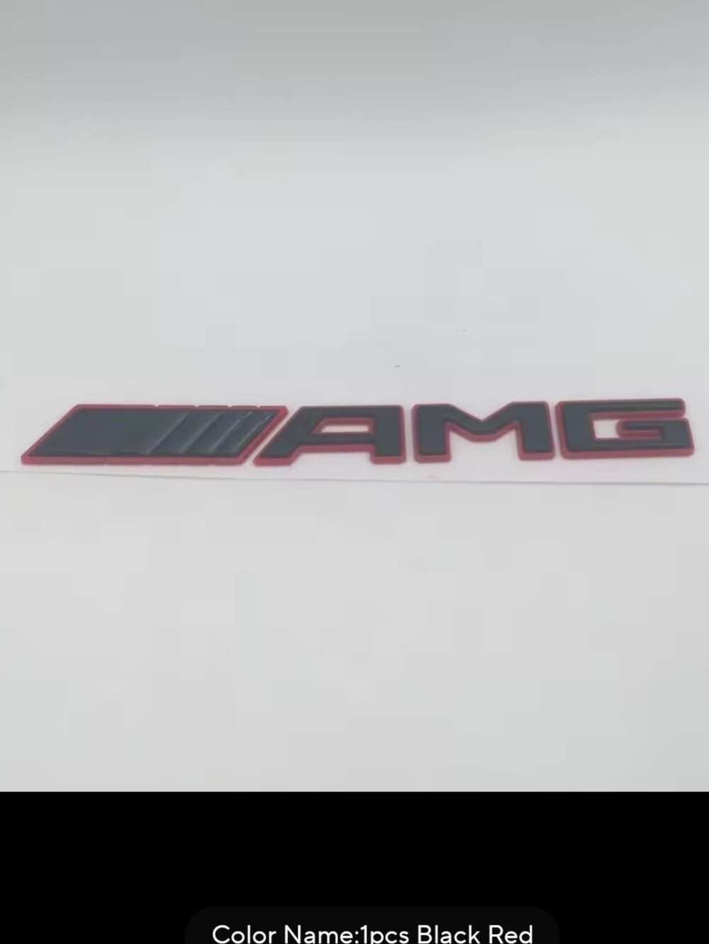 New Mercedes AMG Emblem Badge See Multiple Color Options - Picture 7 of 7